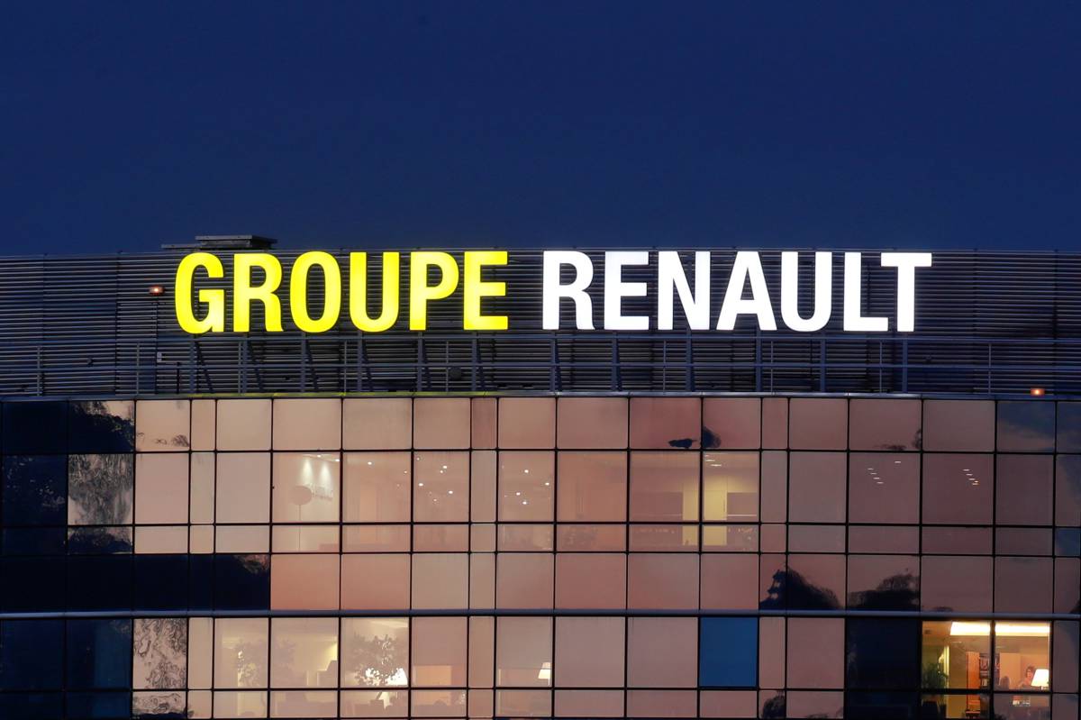 Fachada de la sede del grupo Renault cerca de París.