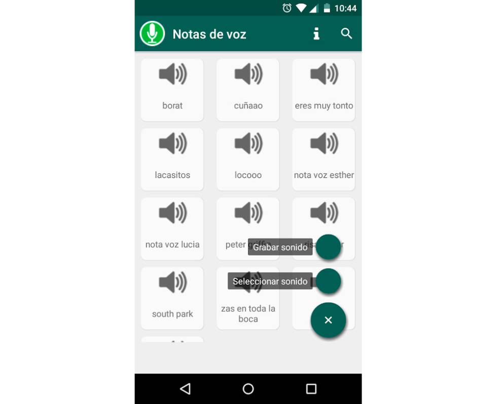 Notas de voz WhatsApp