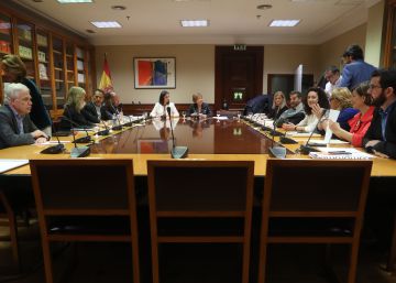 Reunión de los integrantes de la Comisión parlamentaria de seguimiento del Pacto de Toledo, que estudia la renovación de sus recomendaciones