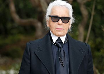 El diseñador Karl Lagerfeld.