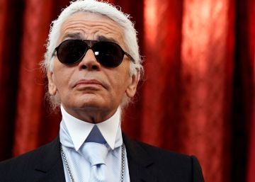 El diseñador alemán Karl Lagerfeld.