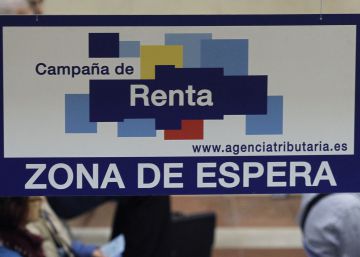 Oficina de la Agencia Tributaria, en Madrid.