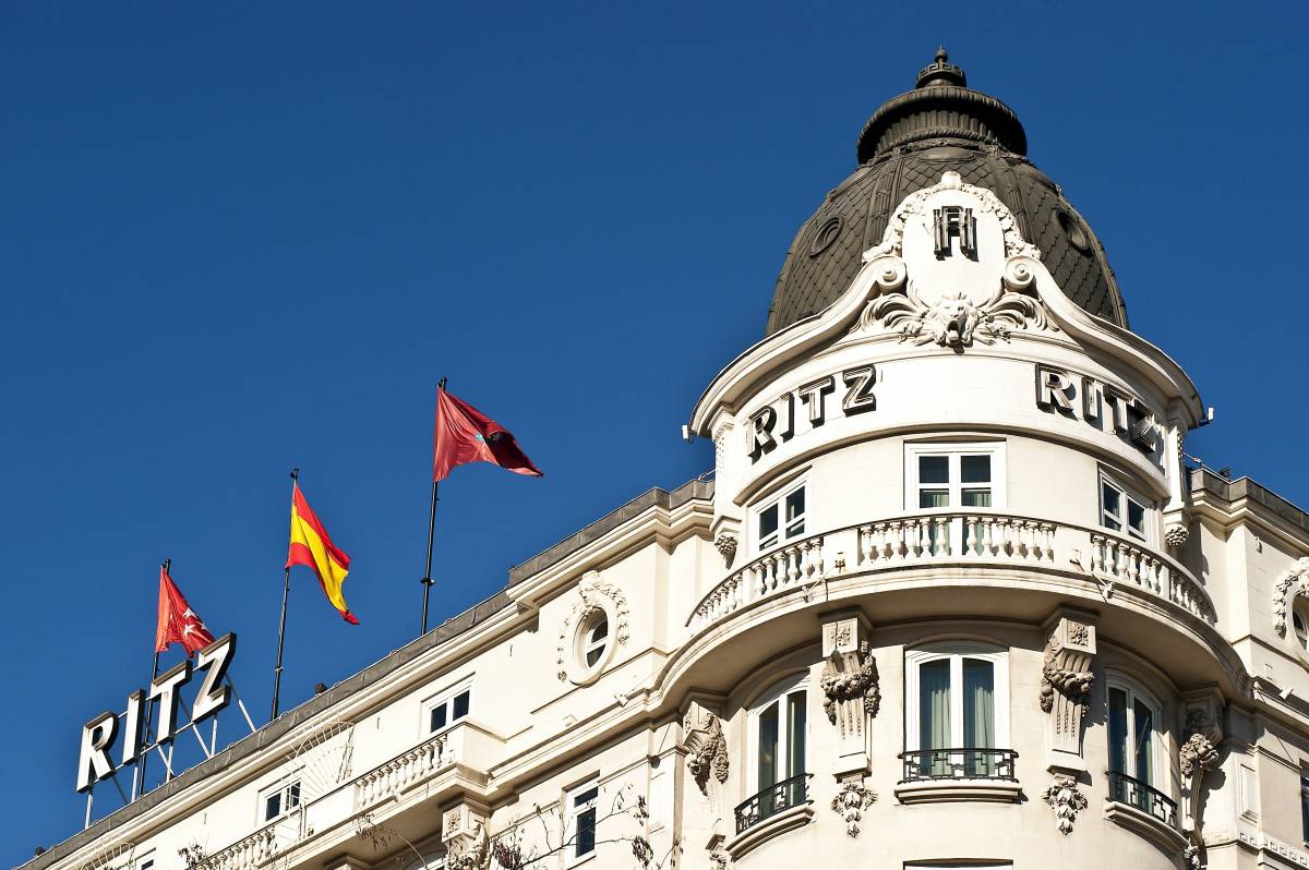 Fachada del hotel Ritz de Madrid.