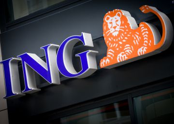 Logotipo de ING en una oficina de Holanda
