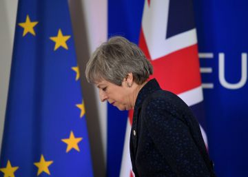 La primera ministra, Theresa May, la semana pasada en la reunión del Consejo Europeo en Bruselas.
