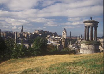 Vista de la ciudad de Edimburgo.