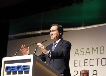 Antonio Garamendi, presidente de la patronal CEOE (Confederación Española de Organizaciones Empresariales) durante un acto en noviembre pasado.