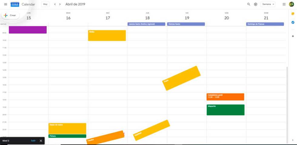 Calendario Invaders