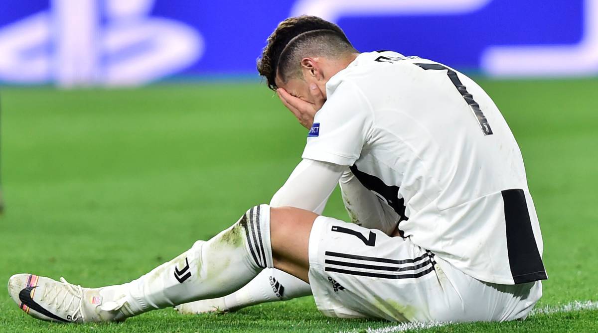 Cristiano Ronaldo durante el partido que la Juve jugo contra el Ajax el pasado martes 16