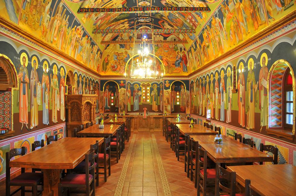 Los frescos del monasterio de Varlaám.