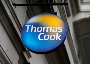 Letrero de Thomas Cook en Londres.
