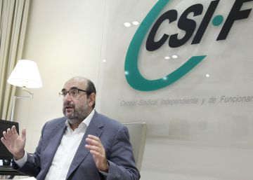 Miguel Borra, presidente del sindicato de funcionarios CSIF.