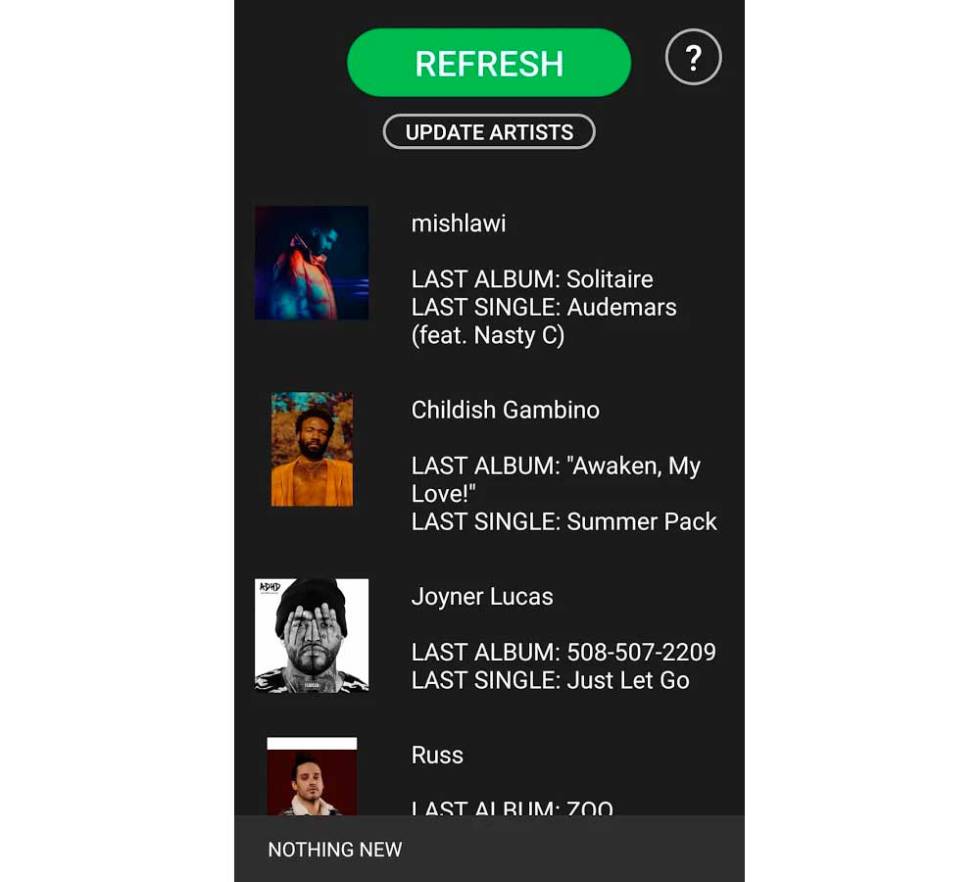Notify Spotify