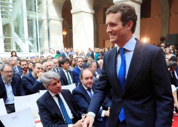 Casado y Aguirre achacan a Rajoy el inicio de la pérdida de votos del PP Casado y Aguirre achacan a Rajoy el inicio de la pérdida de votos del PP