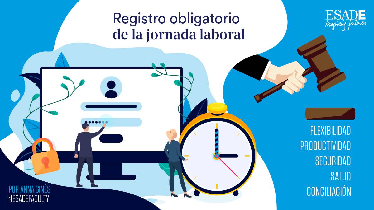 Registro de jornada: flexibilidad, eficiencia, salud y conciliación