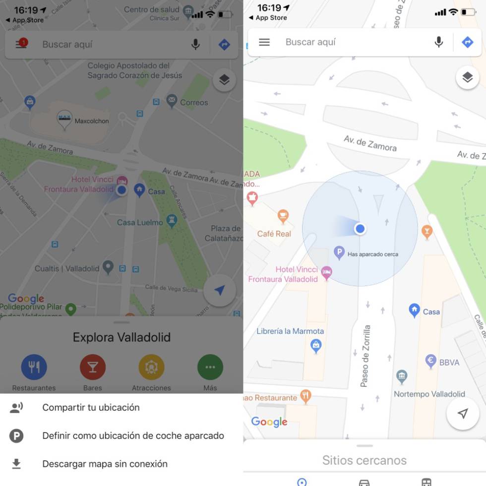 Google Maps te ayuda a no perderte.