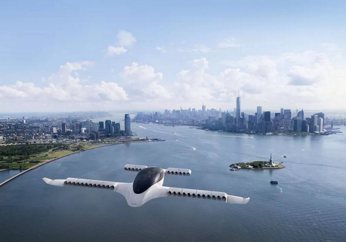 Lilium presenta un taxi volador que puede alcanzar los 300kmh