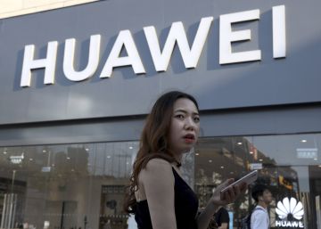 Tienda de Huawei en Pekín.