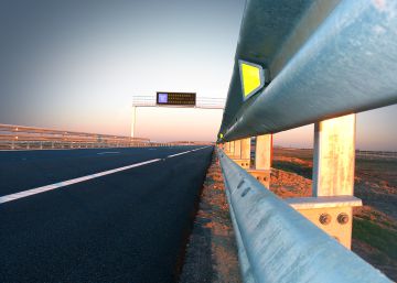 Imagen de la autopista R-5 (Ocaña-La Roda).