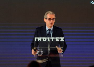 El presidente ejecutivo de Inditex, Pablo Isla, durante la presentación de resultados del ejercicio 2018