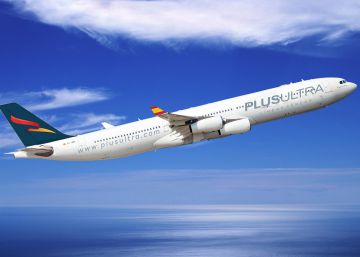 Avión A340 de Plus Ultra.