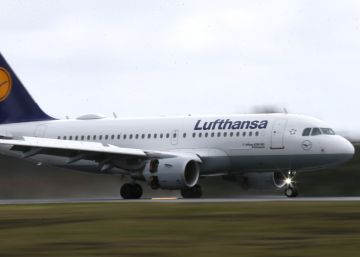 Avión de la compañía Lufthansa.