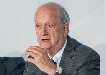 Pere Viñolas, consejero delegado de Colonial, y Juan José Brugera, presidente de la socimi, la pasada semana en Madrid.