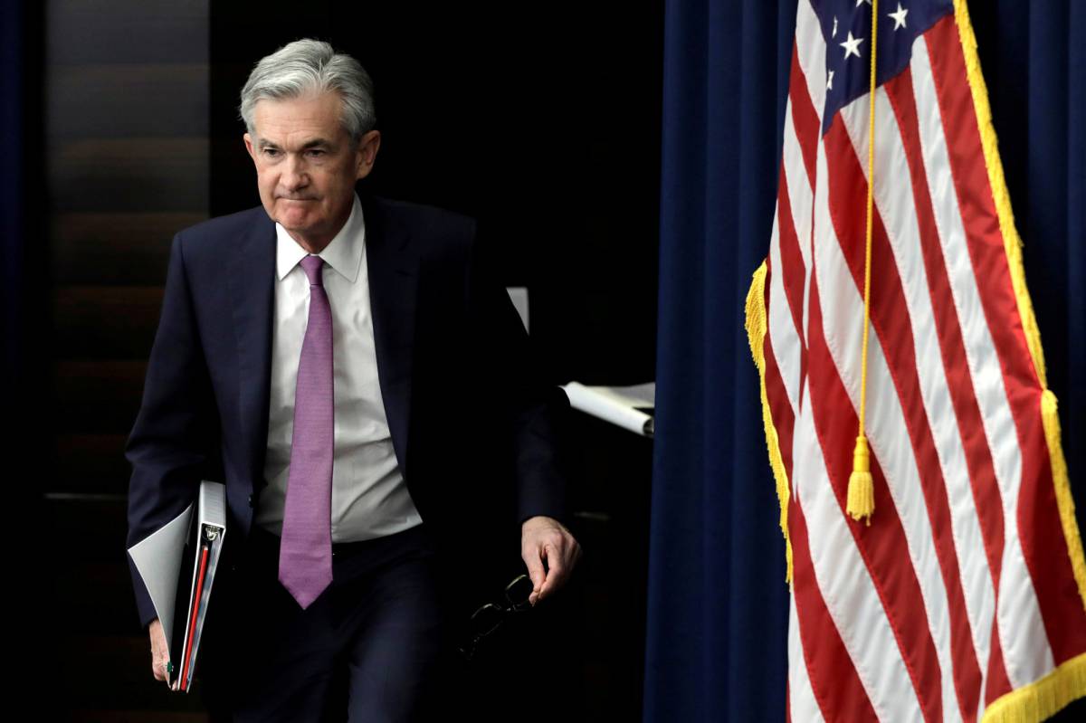 Jerome Powell, presidente de la Fed