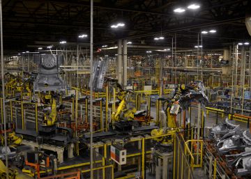 Una fábrica de la industria automovilística.