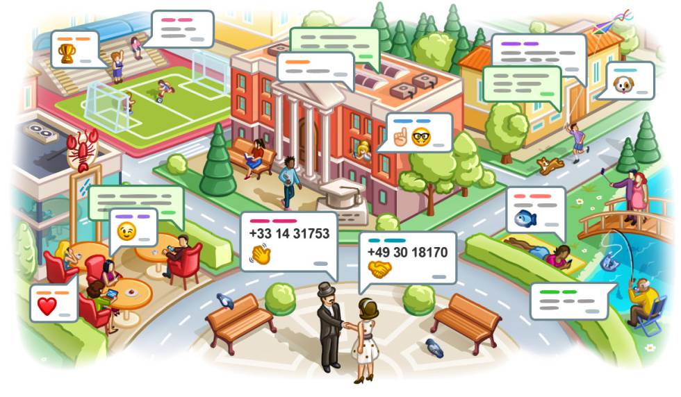 Telegram nos abre la puerta a chatear con personas cercanas