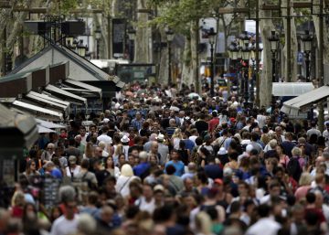 Las Ramblas de Barcelona en una imagen de archivo.