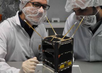 Uno de los nanosatélites desarrollados por la 'spin-off'.