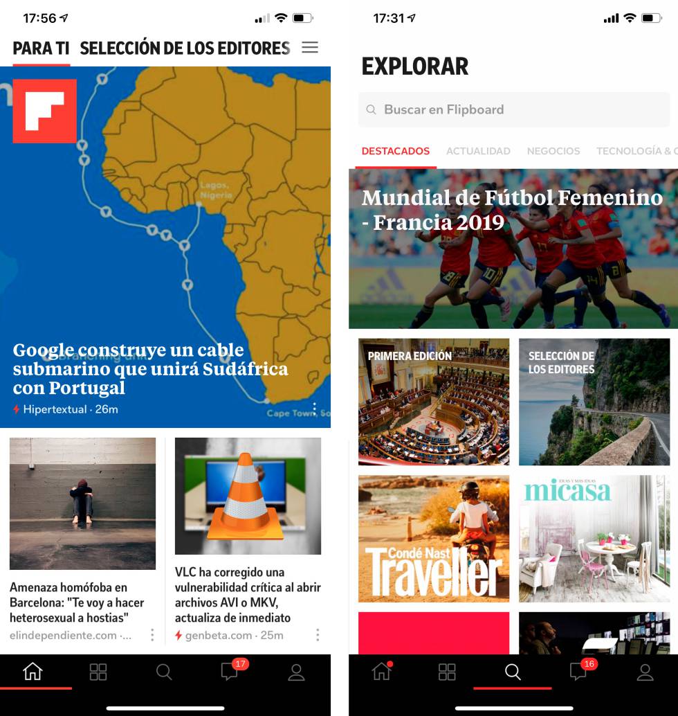 Así puedes añadir revistas nuevas en Flipboard con el móvil