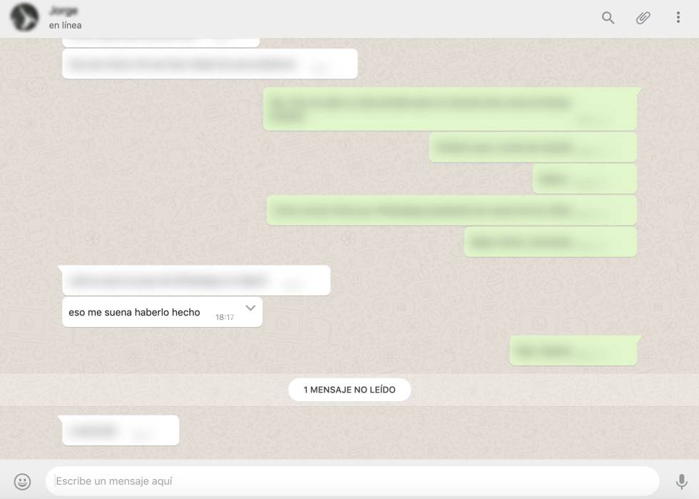 WhatsApp Web: oculta tus mensajes hasta que los seleccionas con el ratón