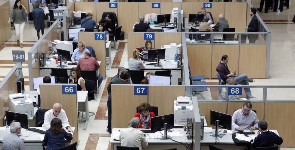 Suben un 5,5% las declaraciones de la renta que salen a pagar