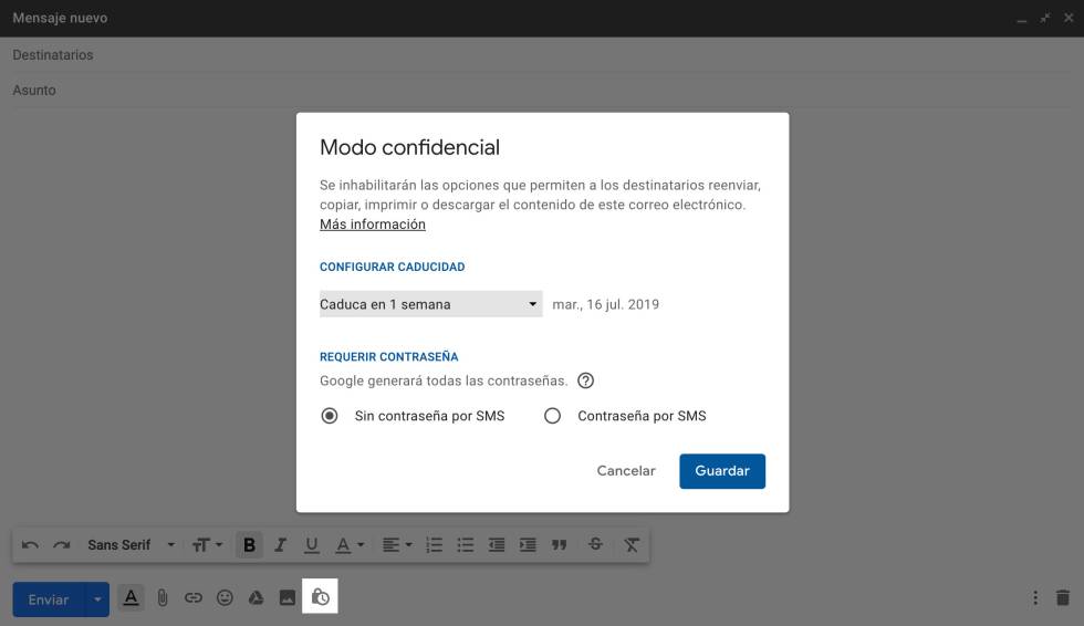 Así puedes proteger tus correos con el modo confidencial de Gmail