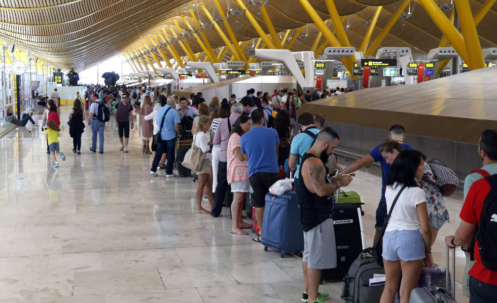 Área de embarque de la T4 de Madrid-Barajas.