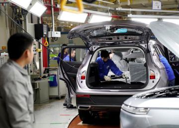 Taller de ensamblaje de General Motors en la región autónoma china de Guangxi Zhuang.