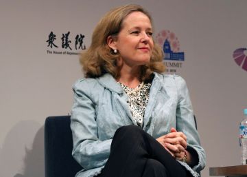 La ministra de Economía española en funciones, Nadia Calviño en una imagen de archivo.