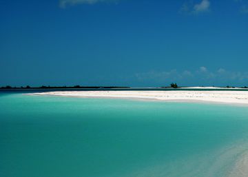 Playa Sirena, en Cayo Largo, considerada una de las más bellas del mundo.