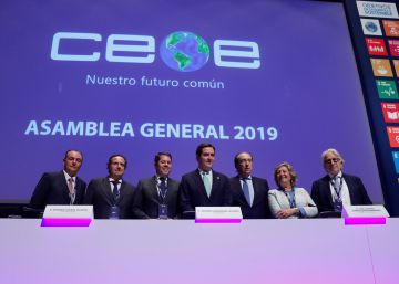 Asamblea general de 2019 de la patronal española CEOE.