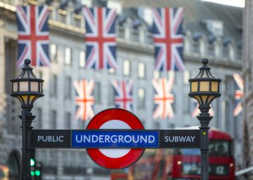 Entrada al metro de Londres.