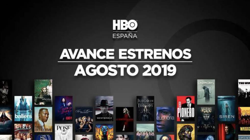 Series y películas de estreno en HBO durante el mes de agosto de 2019