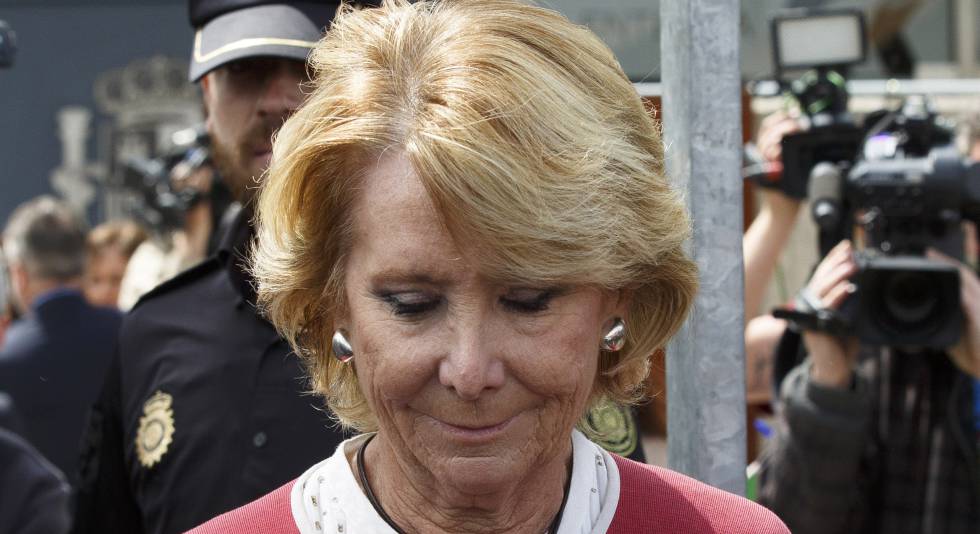 La expresidenta de la Comunidad de Madrid, Esperanza Aguirre