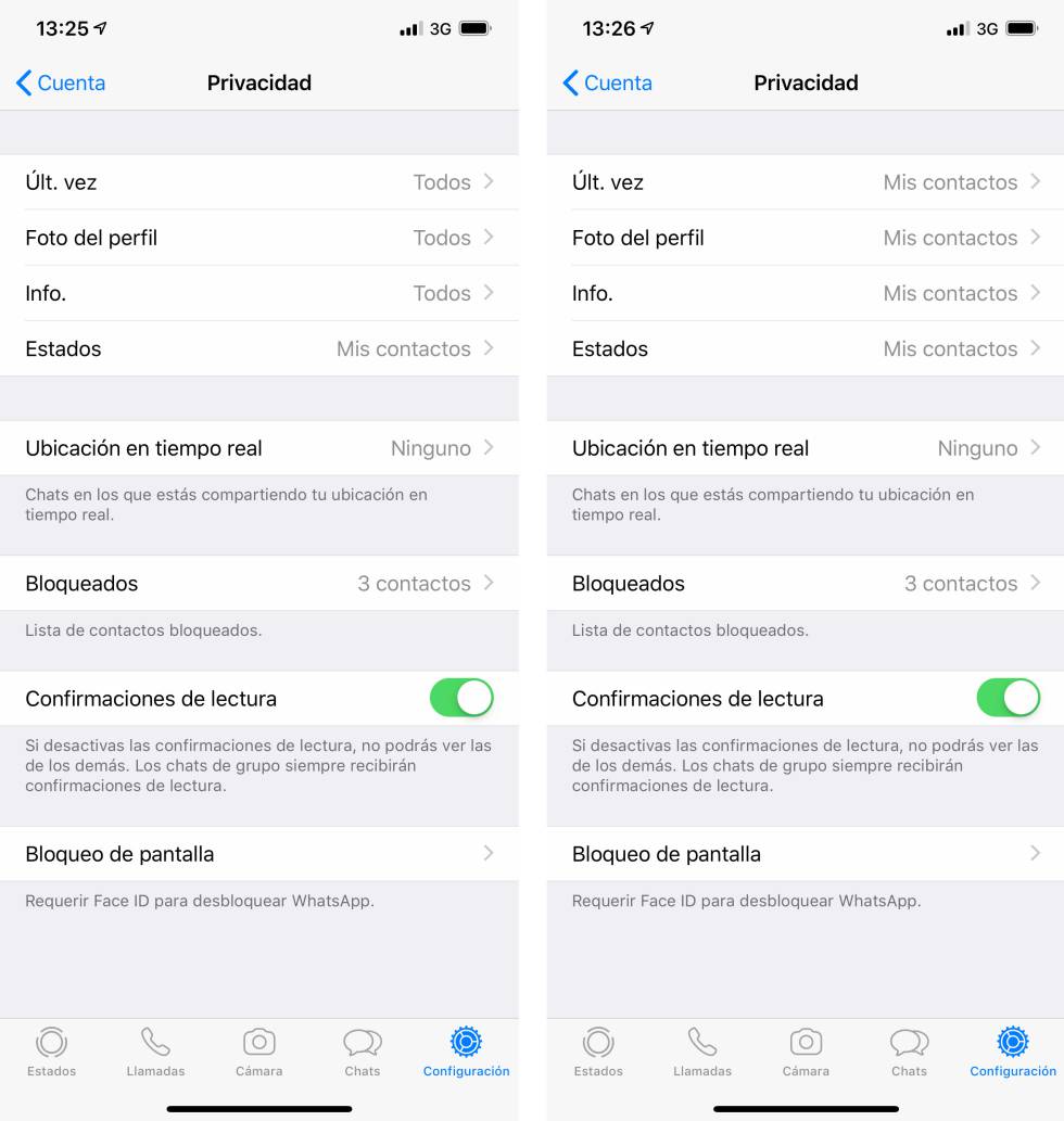 Oculta tus datos personales en WhatsApp.