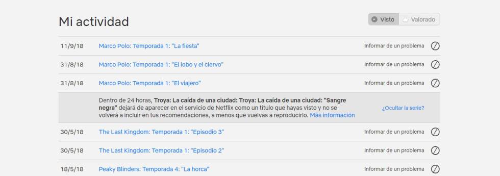 Arrepentido de lo que has visto en Netflix, así puedes borrarlo
