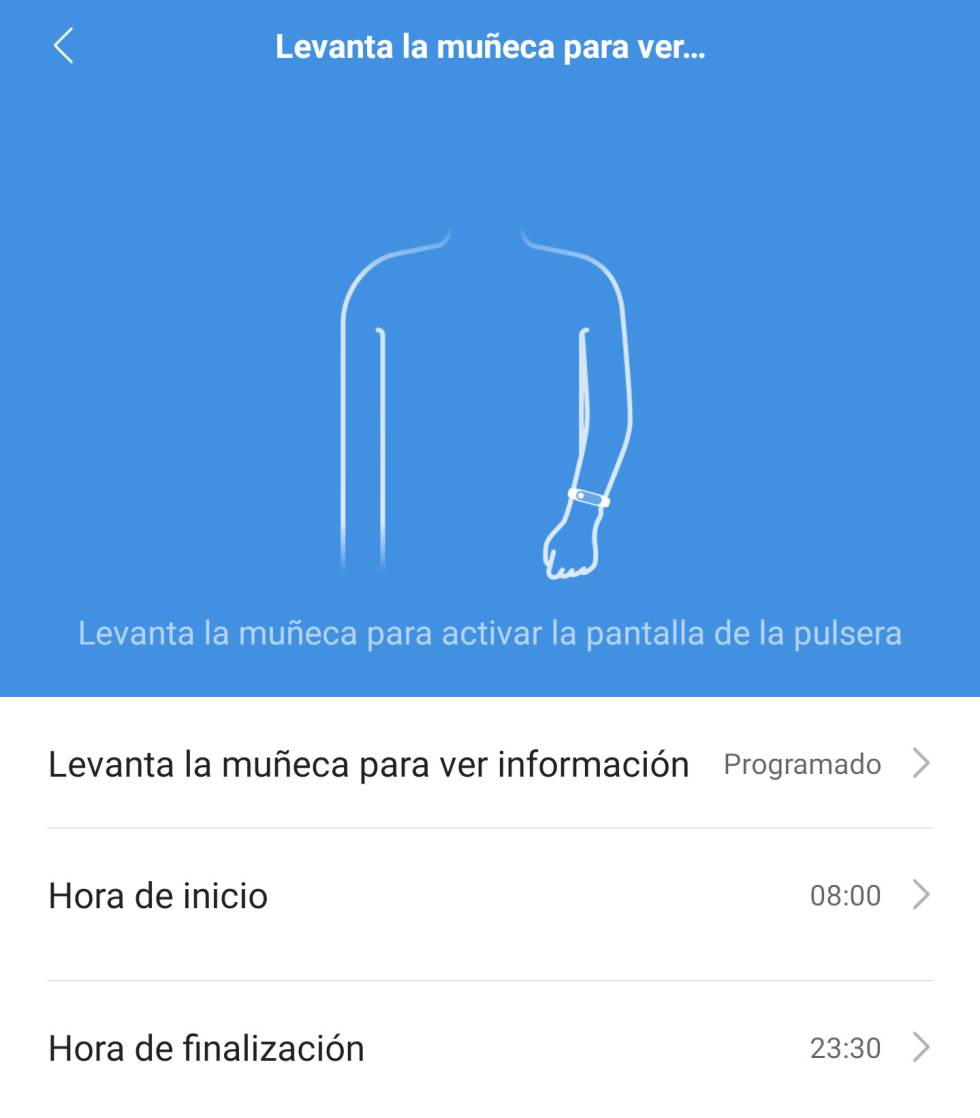 Xiaomi Mi Band: evita que su pantalla te moleste cuando duermes