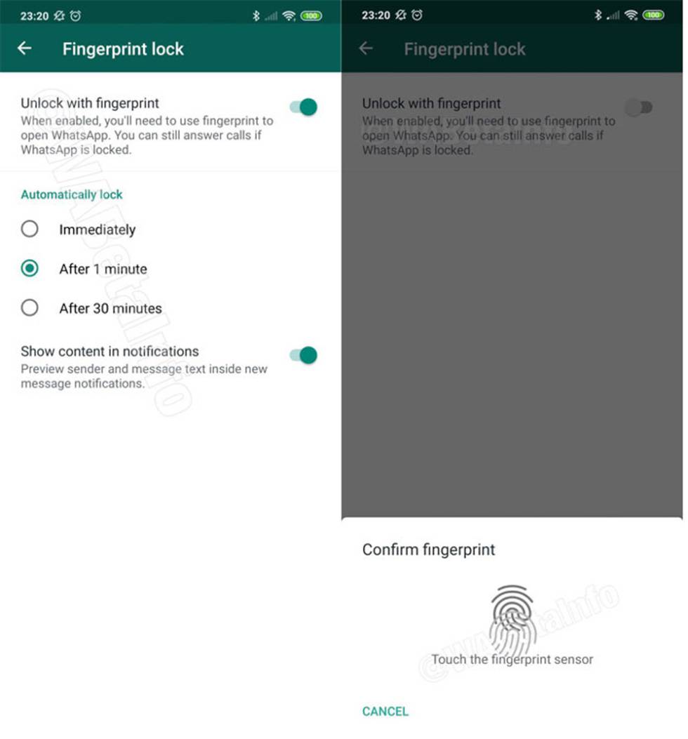 El uso de la huella digital llega a WhatsApp para Android, así puedes utilizarlo