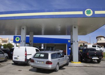 Imagen de una gasolinera en Ayamonte (Huelva)