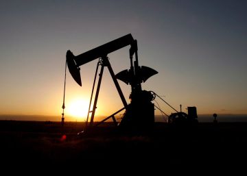 Una plataforma petrolífera